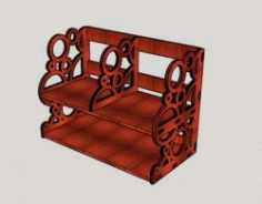 Wall Shelf For Laser Cut Cnc Free DXF File