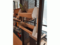 Wallmount Wooden Shelf Free DXF File