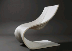Wave Chair Free Vector File