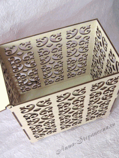 Wedding Box Laser Cut 3d Puzzle Free Vector File