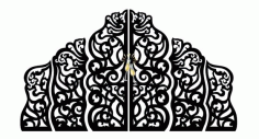 Wedding Screen Partition For Laser Cut Cnc Free DXF File