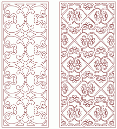 White Spiral Pattern For Laser Cut Cnc Free DXF File
