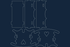 Wiege (cradle) Free DXF File