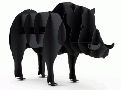 Wild Boar Bbq Grill Plasma Cut Free Vector File