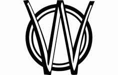 Willys Truck Logo Free DXF File