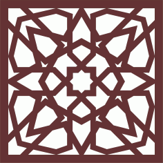 Window Grill Floral Seamless Design For Laser Cut Free Vector File