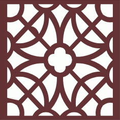 Window Jali Seamless Screen Design For Laser Cutiing Free Vector File