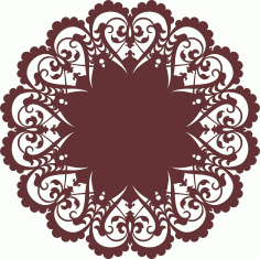 Window Lattice Round Design For Laser Cut Free Vector File