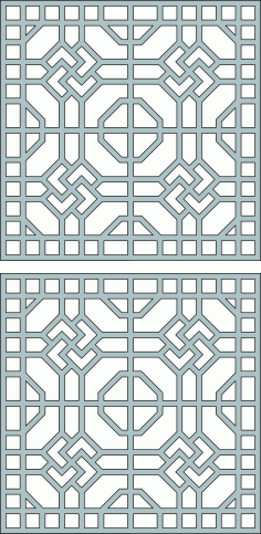 Window Lattice Seamless Screen For Laser Cut Free Vector File