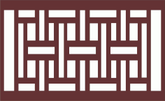 Window Screen Design For Laser Cutting Free DXF File