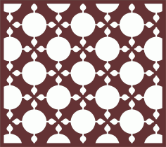 Window Screen Jali Seamless Separator Free DXF File
