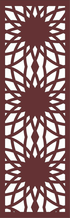 Window Screen Seamless Pattern For Laser Cutiing Free Vector File