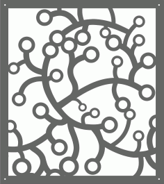 Window Screen Seamless Pattern For Laser Cutting Free DXF File