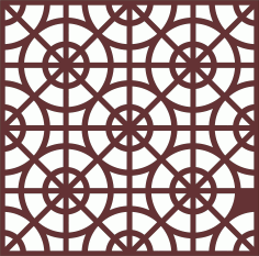 Window Screen Seamless Separator Pattern Cnc Laser Cutting Free DXF File