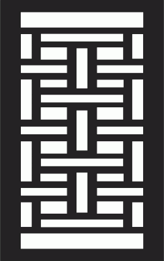 Window Seamless Screen Art For Laser Cutting Free DXF File