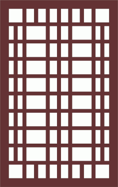 Window Seamless Screen Design For Laser Cutting Free DXF File