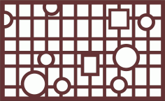 Windows Seamless Screen Panel For Laser Cut Free Vector File