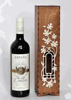 Wine Box Wine Case Laser Cut Template Free DXF File