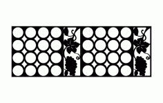 Wine Rack Free DXF File
