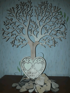 Wishtree For Laser Cut Free Vector File