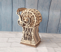 Wood Bank For Laser Cutting Free Vector File