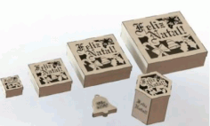 Wooden Box Template For Laser Cut Free Vector File
