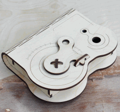 Wooden Box With Rotary Latch Free Vector File