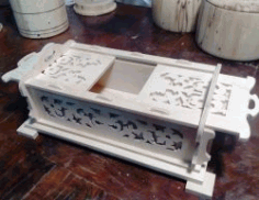 Wooden Box With Sliding Lid For Laser Cut Cnc Free Vector File