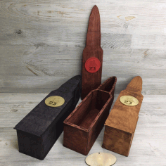 Wooden Bullet Shaped Gift Box For Laser Cut Free Vector File, Free Vectors File