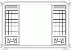 Wooden Cabinet Front Pattern Free Vector File