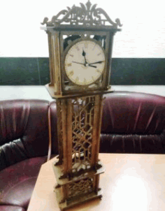 Wooden Clocks For Laser Cut Cnc Free DXF File