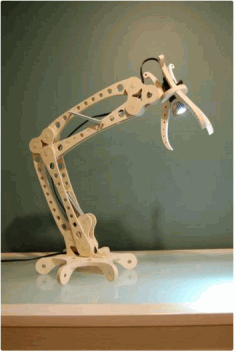 Wooden Desk Lamp Free DXF File