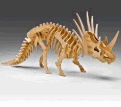 Wooden Hammerhead Dinosaur For Laser Cut Cnc Free DXF File