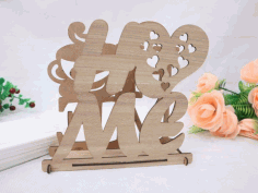 Wooden Home Napkin Holder 3mm Laser Cutting Free Vector File