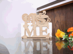 Wooden Home Napkin Holder 3mm Laser Cutting Free DXF File