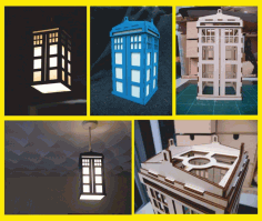Wooden Lamp Laser Cutting Cnc Free DXF File