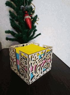 Wooden Napkin Holder Napkin Box 3mm For Laser Cut Free DXF File