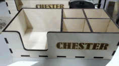 Wooden Napkin Holder Template 6mm For Laser Cut Free Vector File