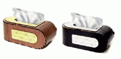 Wooden Napkin Holder Tissue Box Laser Cutting Free DXF File