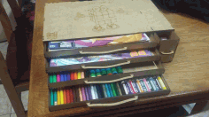 Wooden Pencil Box For Laser Cut Free Vector File