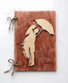 Wooden Postcard For Laser Cut Free Vector File