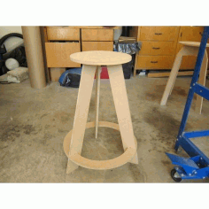 Workshop Stool For Laser Cut Free DXF File