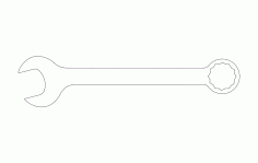 Wrench Box Free DXF File