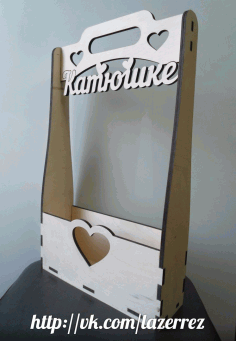 Yaschik Dlya Tsvetov Katyushke For Laser Cut Free Vector File