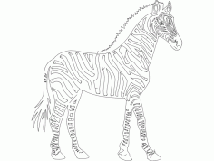 Zebra Free DXF File