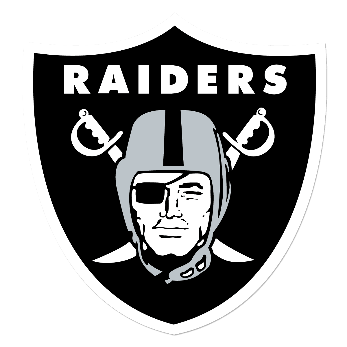 250px Oakland Raiders Free DXF File