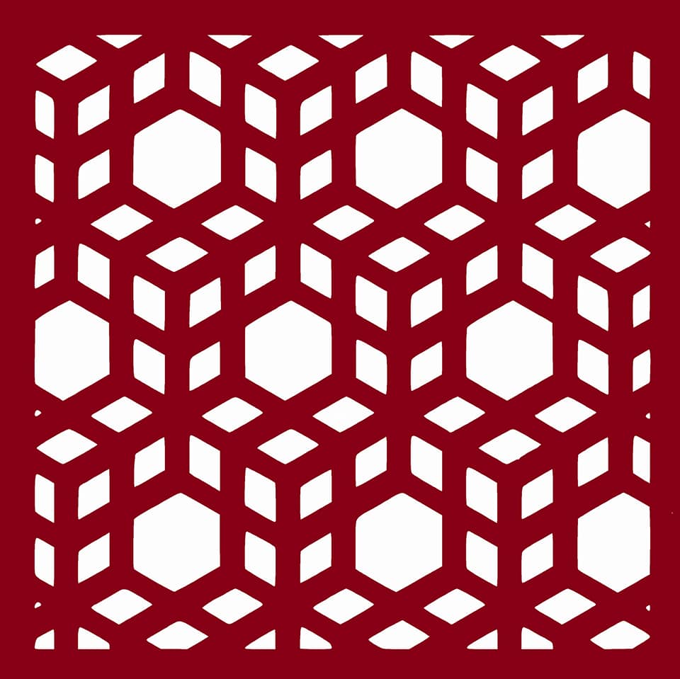 3d Cubes Laser Cut Pattern Free DXF File