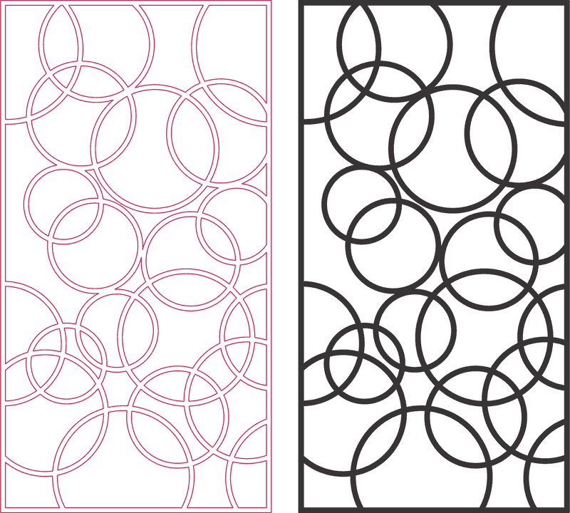 3d Grille Panel Free DXF File