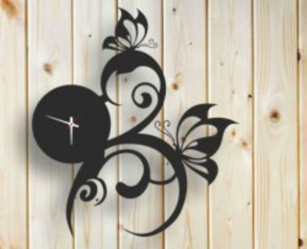 A Butterfly Shaped Watch For Laser Cut Plasma Free DXF File