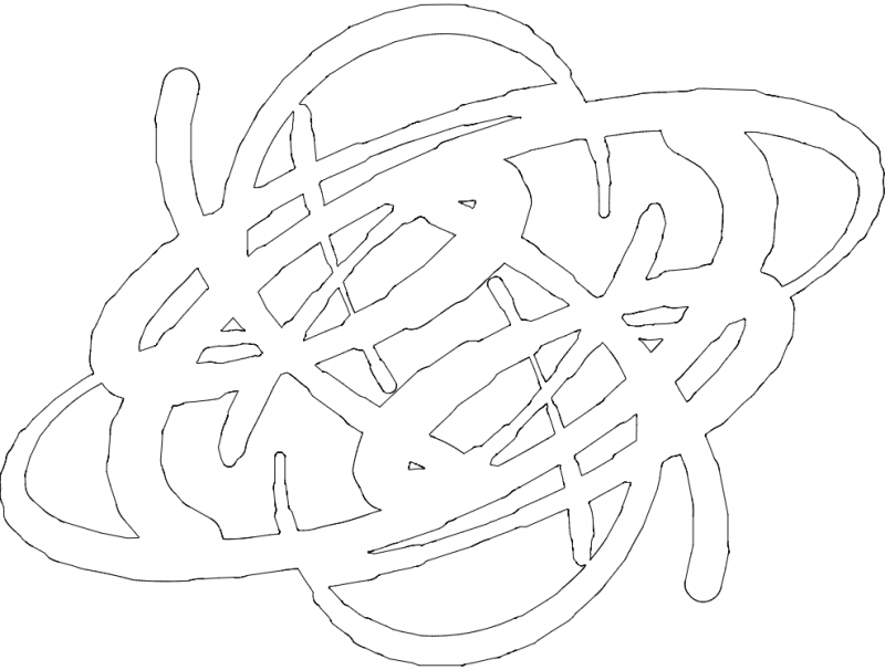 Abstract Pattern Free DXF File